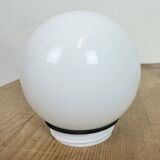 Lustre en porcelaine blanche vintage, années 1970