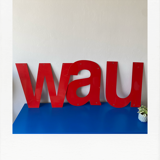 Ancient letter aluminium sign dibond