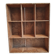 Ancien casier en bois / présentoir artisanal