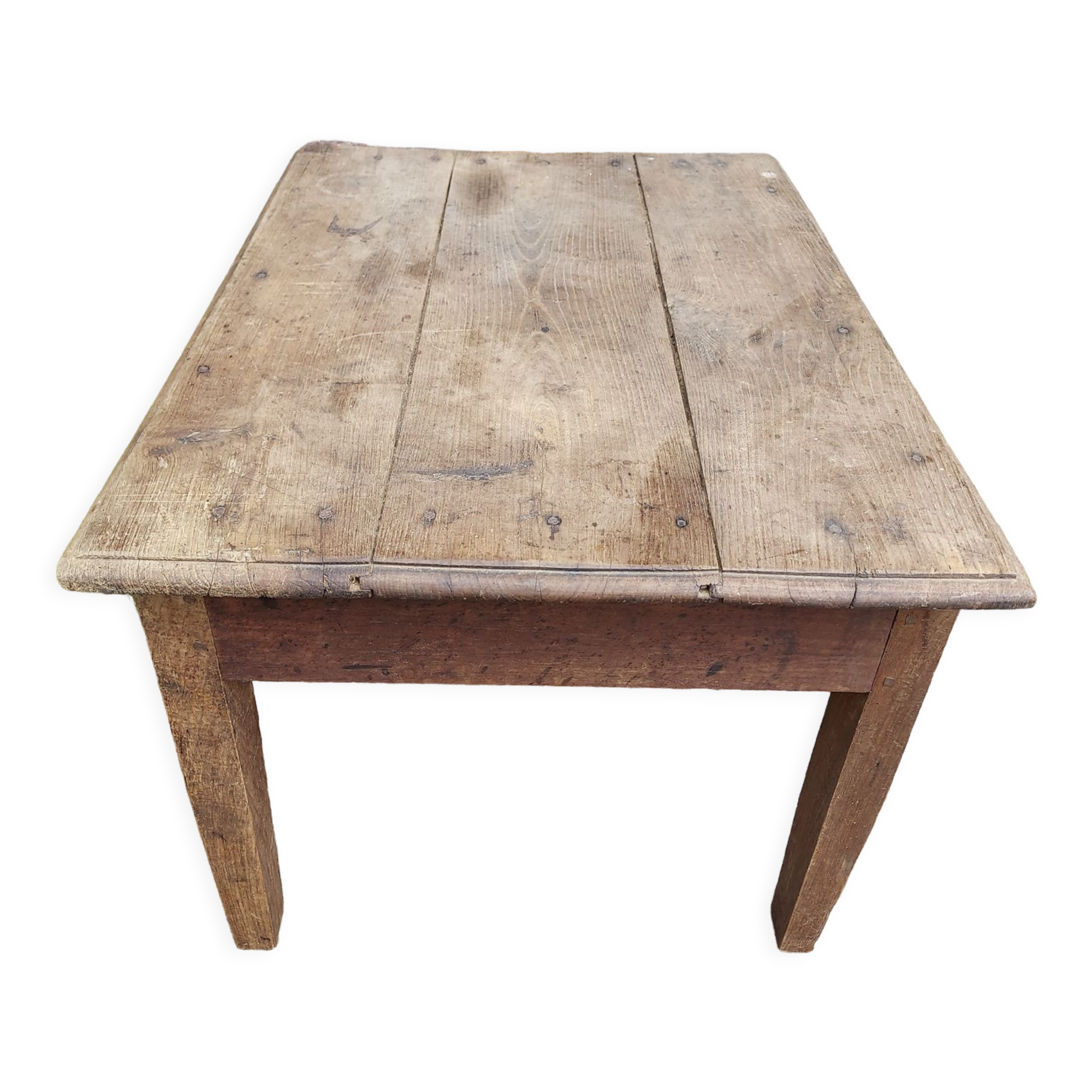 Antique oak coffee table