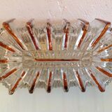 Rectangular two-tone glass ceiling lamp 60/70