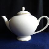White porcelain teapot