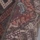 Vintage Turkish rug from Oushak, handwoven 64x275 cm