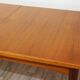 Scandinavian extendable teak dining table 1960