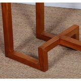 Console en pin dessinée par George Couteau, 1980