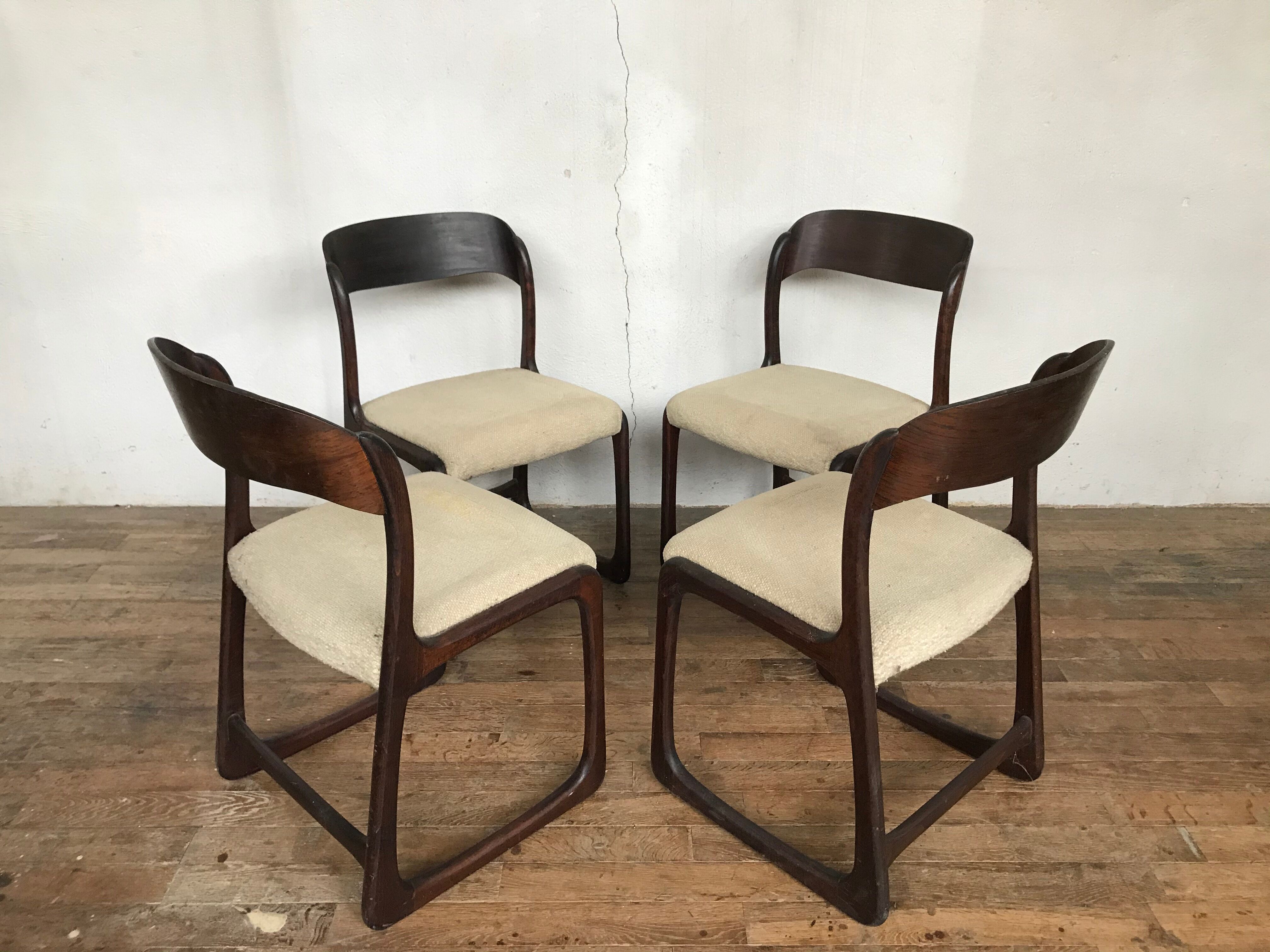 4 chairs baumann 0/1970