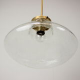 Midcentury glass pedant by kamenicky senov,1970s