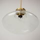 Midcentury glass pedant by kamenicky senov,1970s