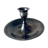 Old silver candle holder