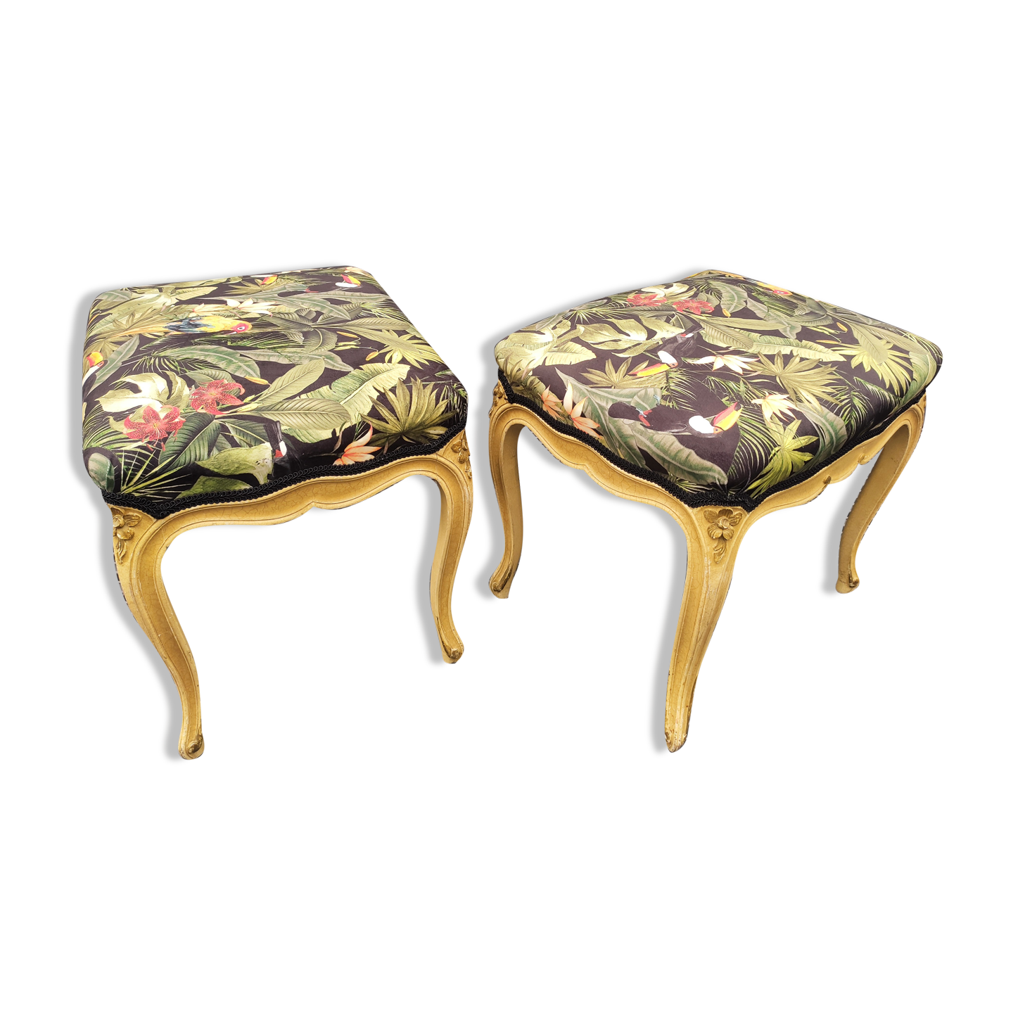 Pair of antique stools