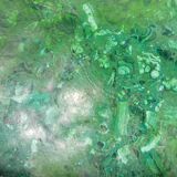 Small salad bowl in genuine Malachite