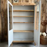 Vitrine art déco en chêne (rénovée)