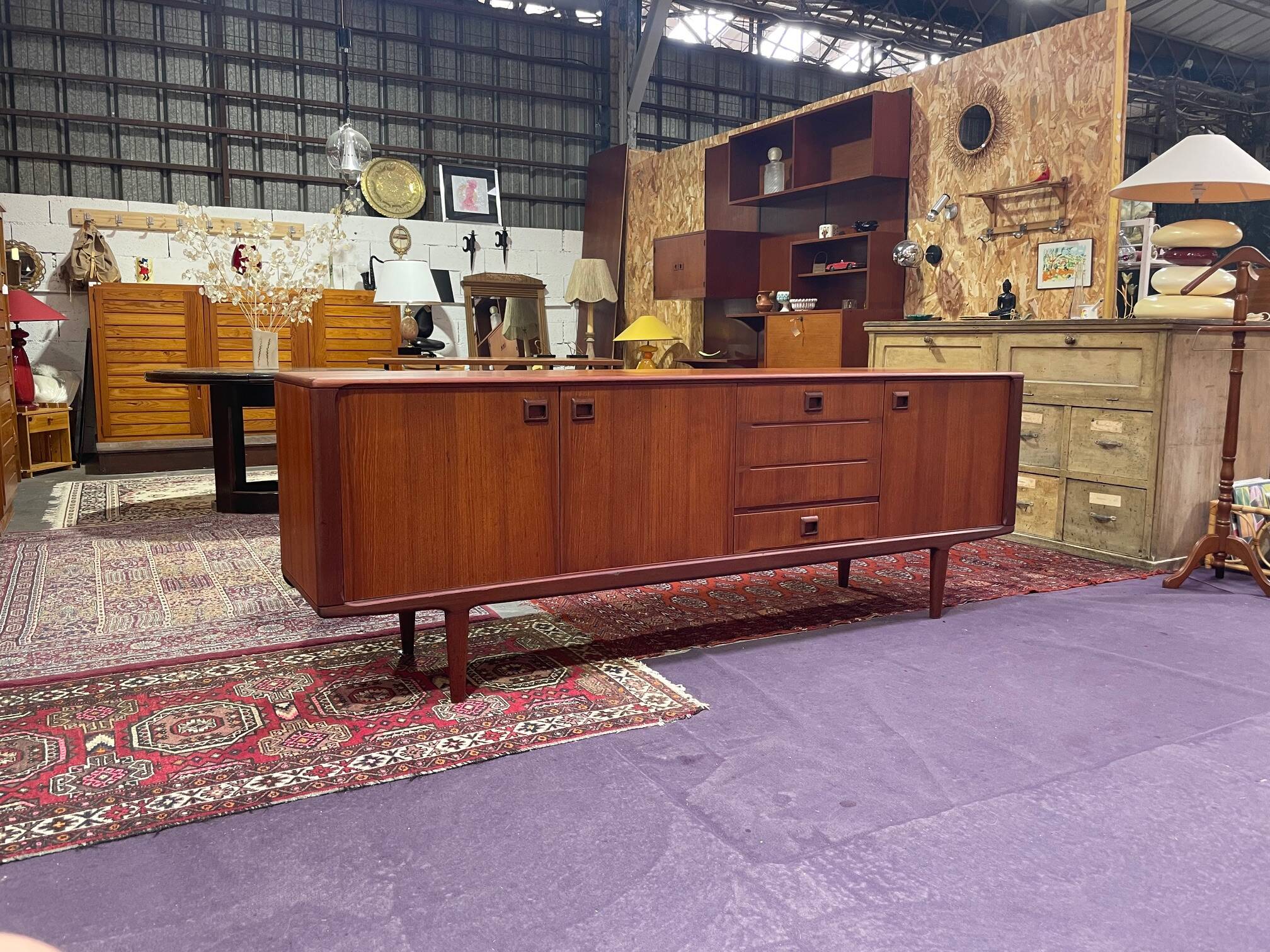 Vintage 1960s Scandinavian teak sideboard