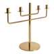 Scandinavian Modern Brass Candelabra by Hans-Agne Jakobsson, Markaryd, 1960s