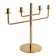 Scandinavian Modern Brass Candelabra by Hans-Agne Jakobsson, Markaryd, 1960s
