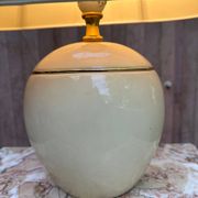 Vintage table lamp by Robert de Schuytener ivory 1960