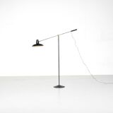 Lampe sur pied en metal et Laiton , France - 1950s