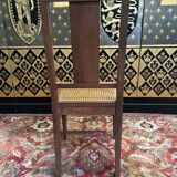 6 art deco cane chairs