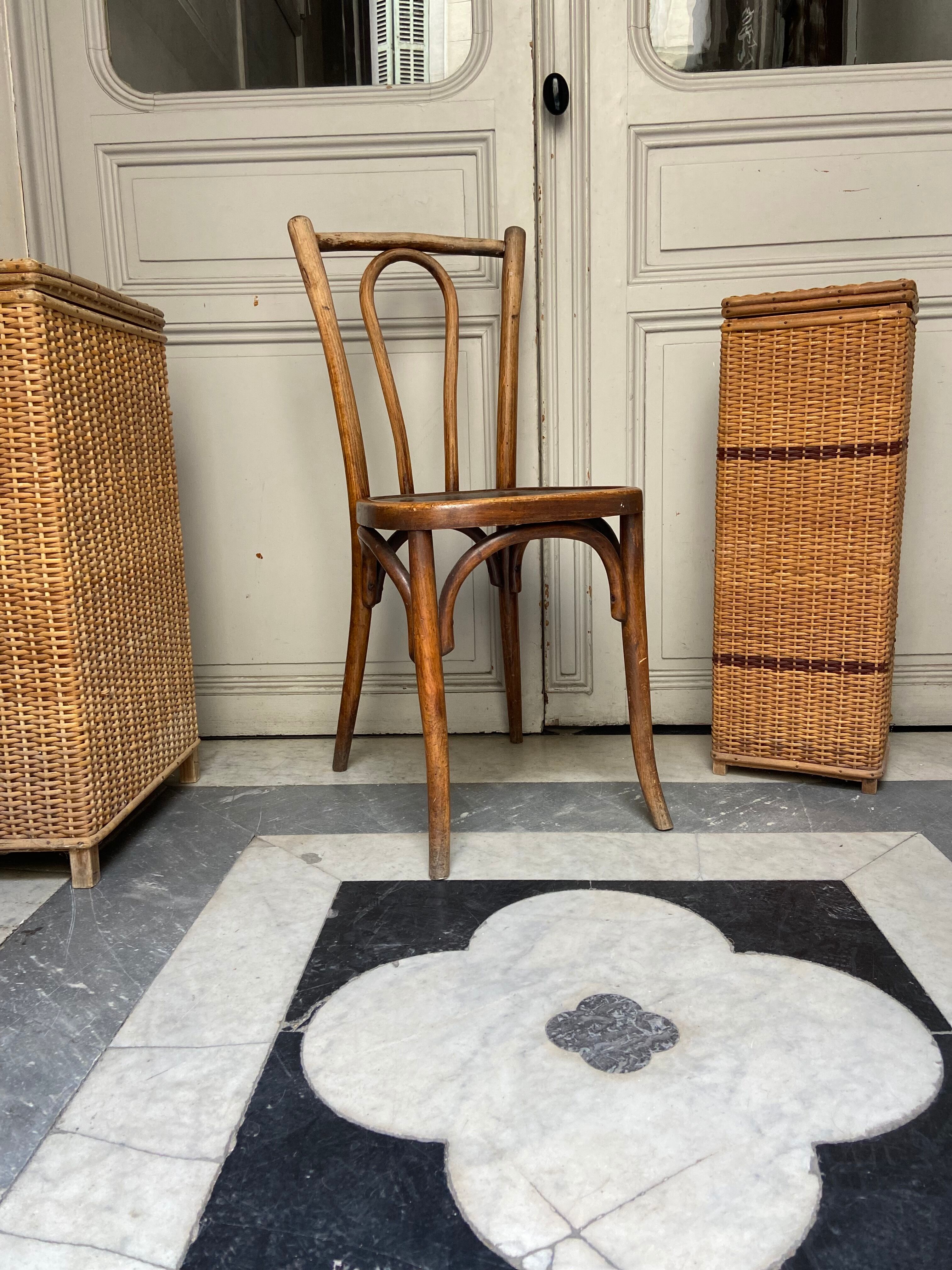 Rattan storage basket