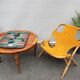 Vintage side table Louis XV style