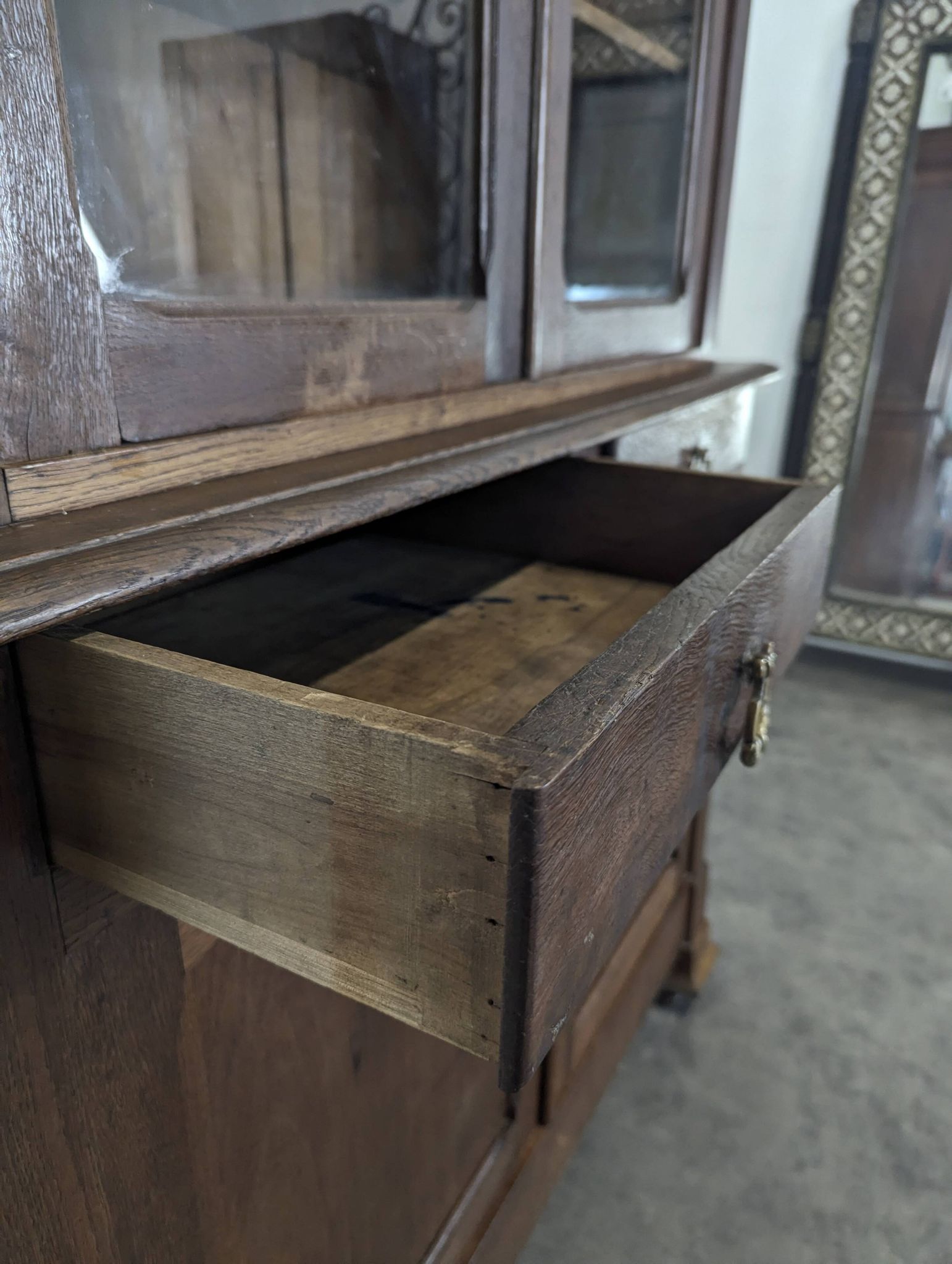 Louis Philippe oak two-body buffet
