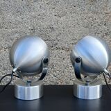 1970s eye ball lamp pair
