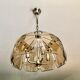 Golden Italian chandelier 4 burners 1970