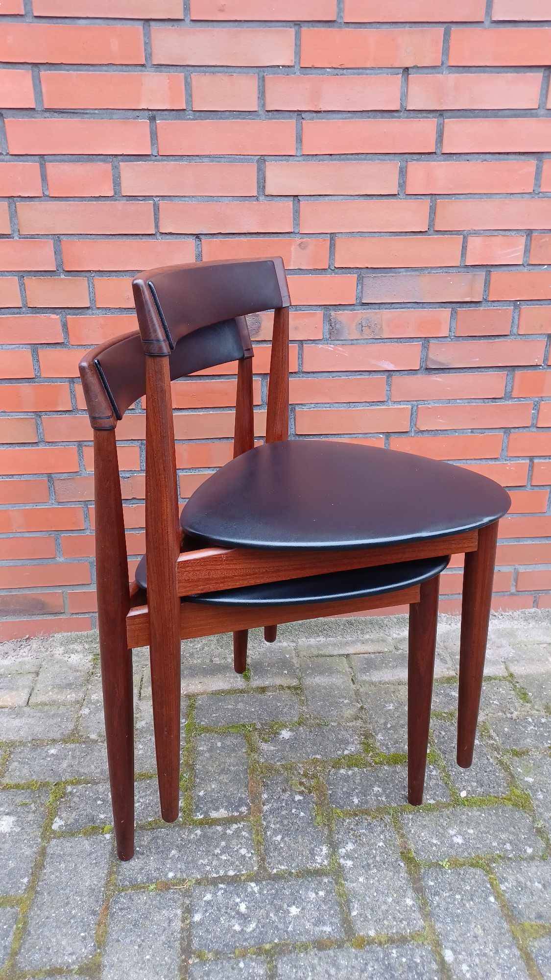 2 x Hans Olsen chairs for Frem Røjle, Denmark, Set de Lux, 1960s