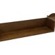 Vintage wooden wall shelve rack bookshelf in wood minimalist
