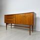 Buffet latéral vintage en teck des années 1960 par Heinrich Riestenpatt pour RT Möbel