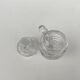 Moulded crystal mustard pot, first part of the 20th century.