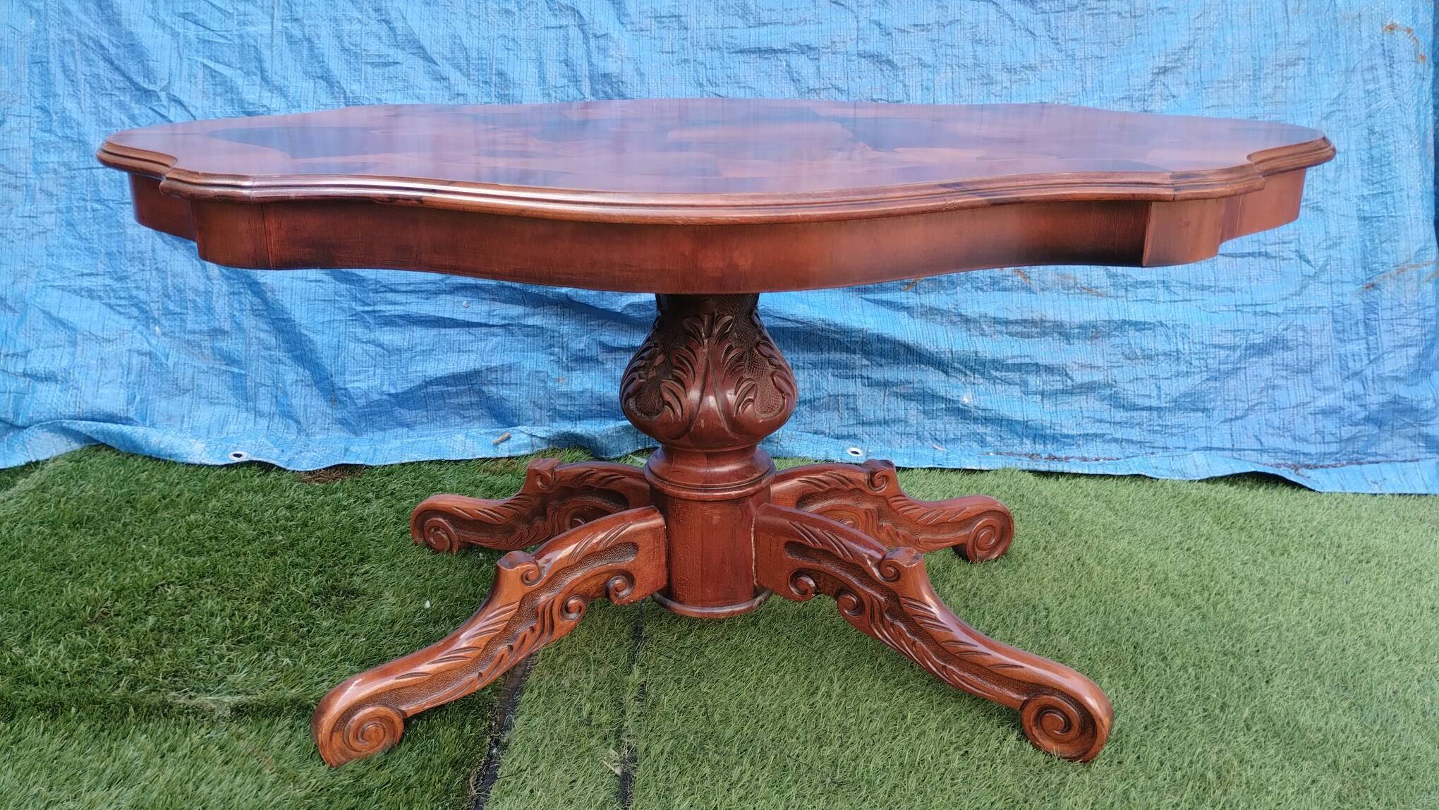 Solid wood coffee table