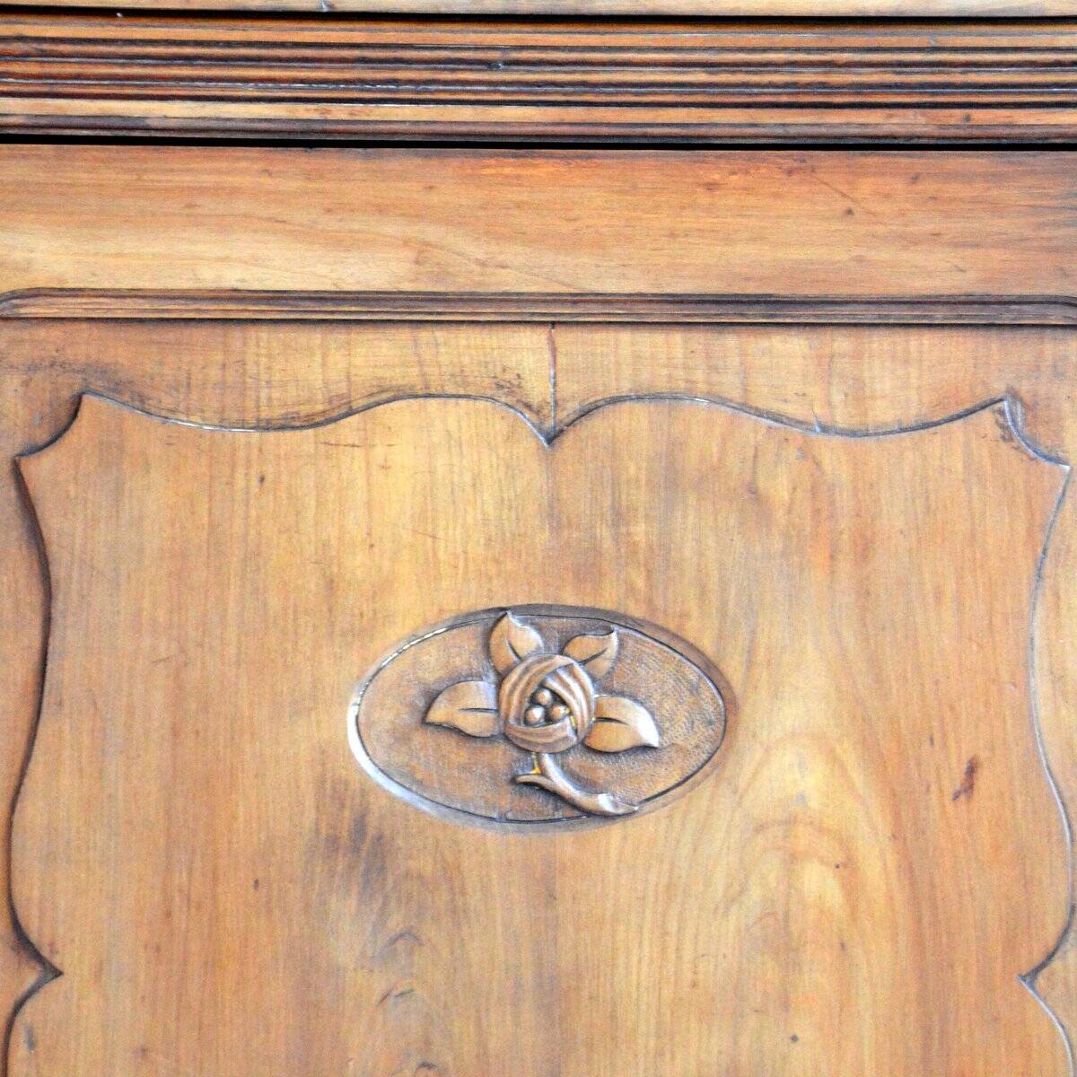 Old vintage Parisian 2-door cabinet / sideboard 1930 in its original condition.