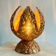 Sculptural Brutalist Table Lamp In Copper By Aimo Tukiainen For Oy Moonlight, Finland 1970S