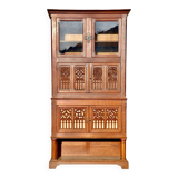 Neo-Gothic carved oak sideboard