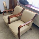 Pair of art deco armchairs