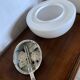 Plafonnier vintage en opaline