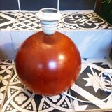 Wooden ball lamp base made in Italy