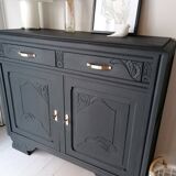 Sideboard painted in anthracite gray