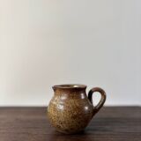 Vintage pyrite stoneware pitcher from the 70s