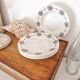 Set of 5 deep plates Moulin des Loups