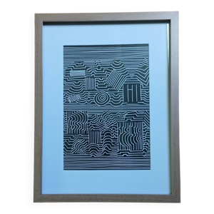 Sérigraphie victor Vasarely