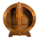Vintage Art Deco Globe Round Display Cabinet Figured Walnut Circa 1930