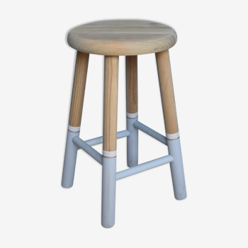 Tabouret en pin