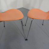 Danish 3107 Chairs by Arne Jacobsen for Fritz Hansen, 1994, Set of 2