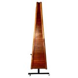 Vintage rolling room divider, Italy 1950s