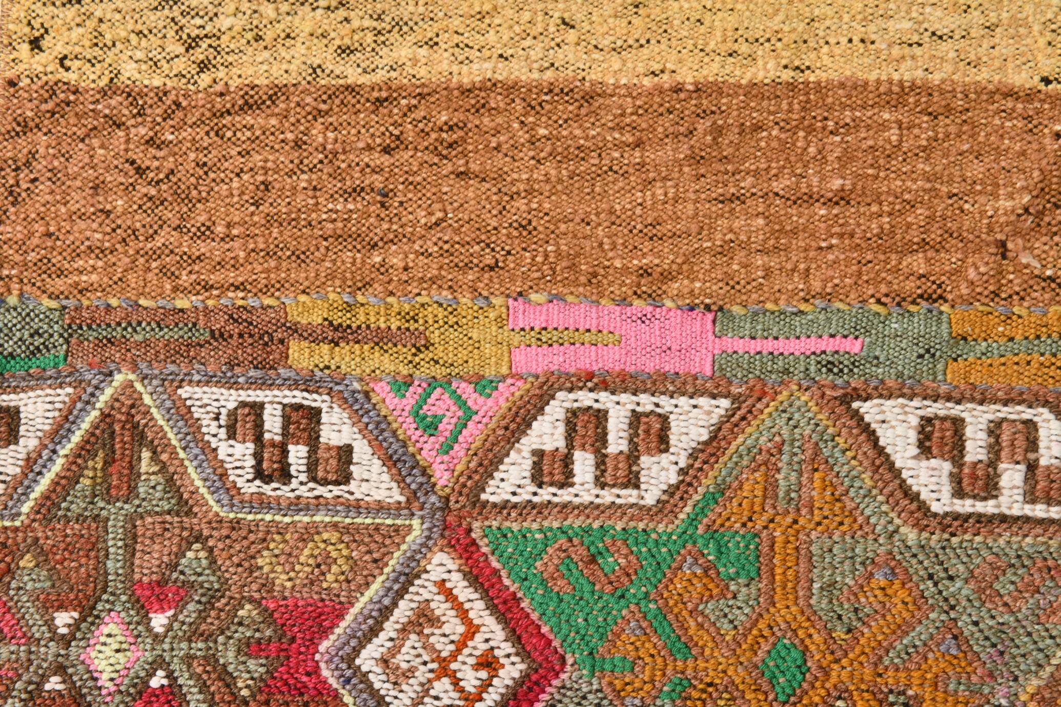 Handmade Wool Vintage Kilim Rug, 83x173Cm