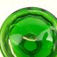Green glass jug 22.5 cm