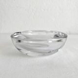 Cendrier rond en cristal de Vannes vintage