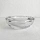 Vintage Vannes crystal round ashtray